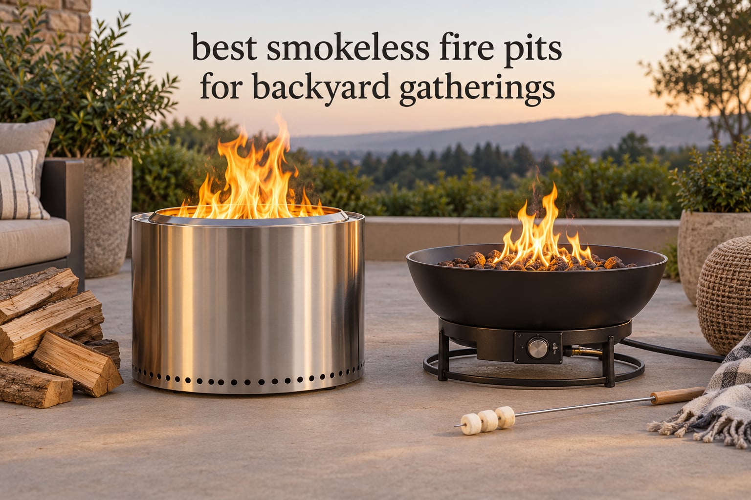 best smokeless fire pits for backyard gatherings