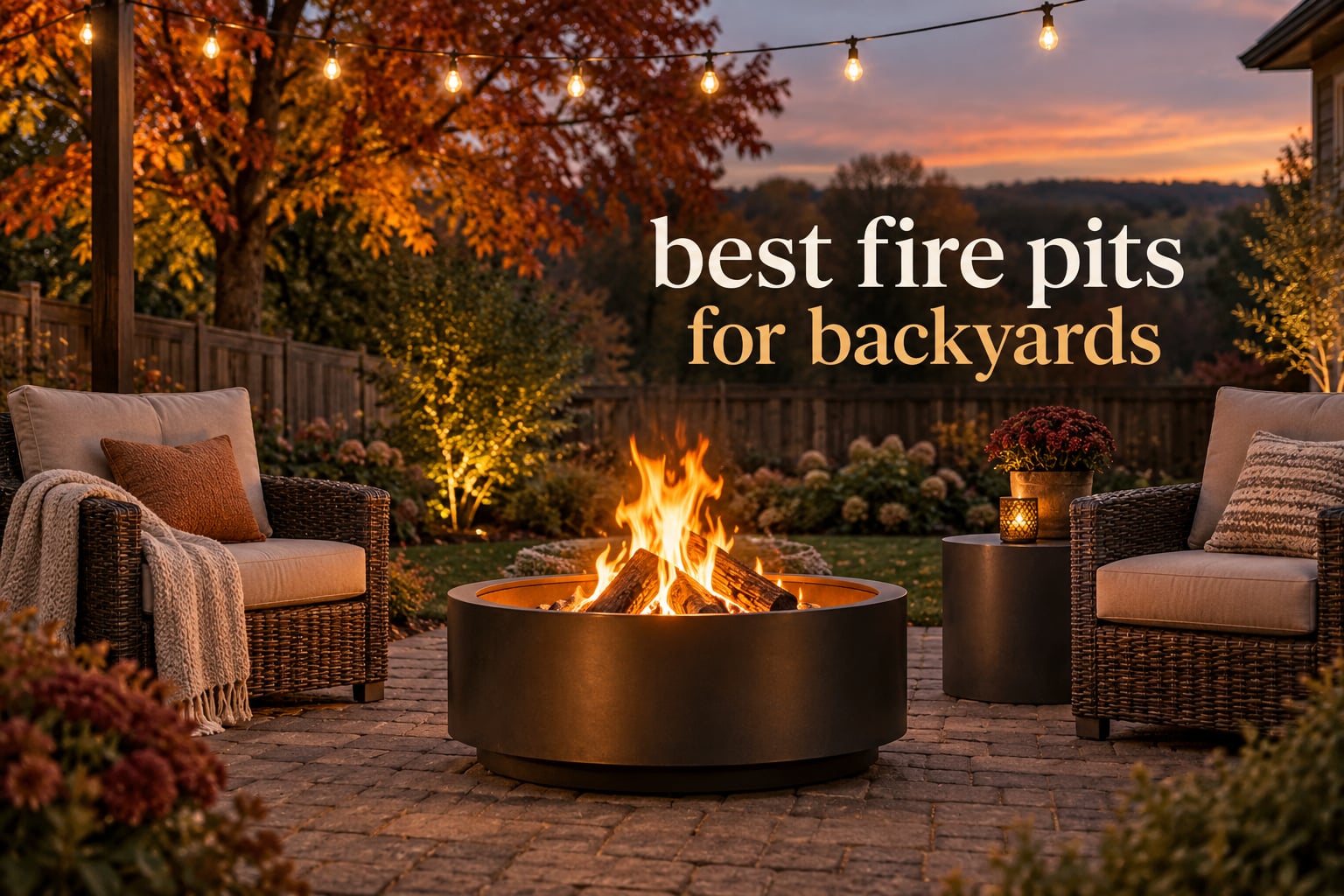 best fire pits for backyards