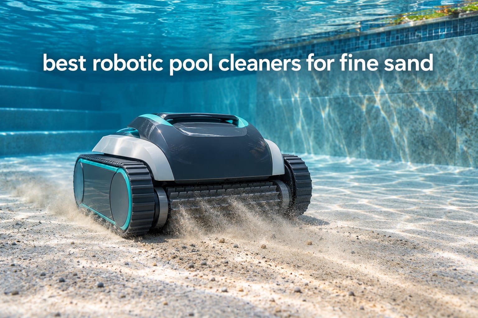 best robotic pool cleaners for fine sand