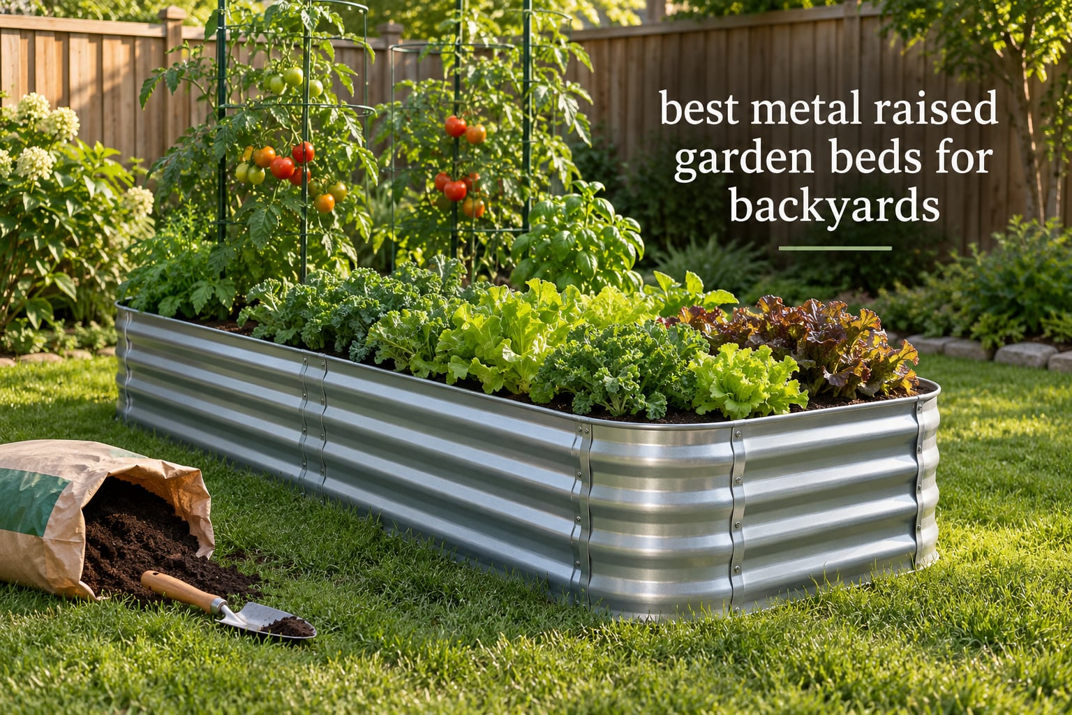 best metal raised garden beds for backyards