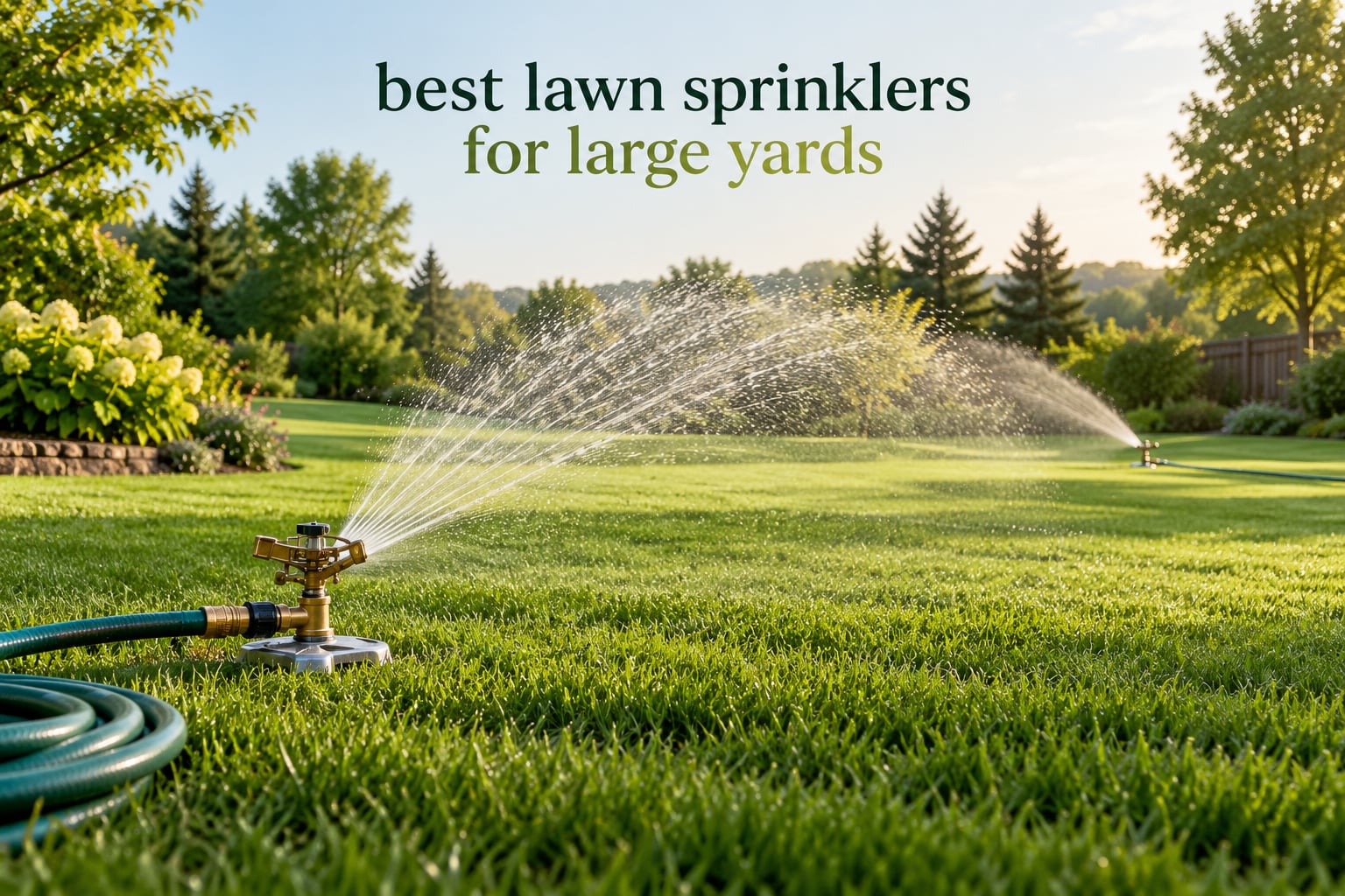 best lawn sprinklers for large yards