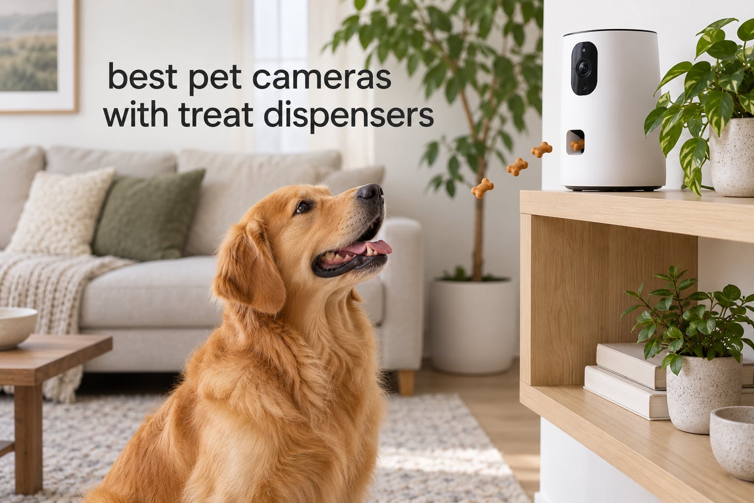 best pet cameras with treat dispensers