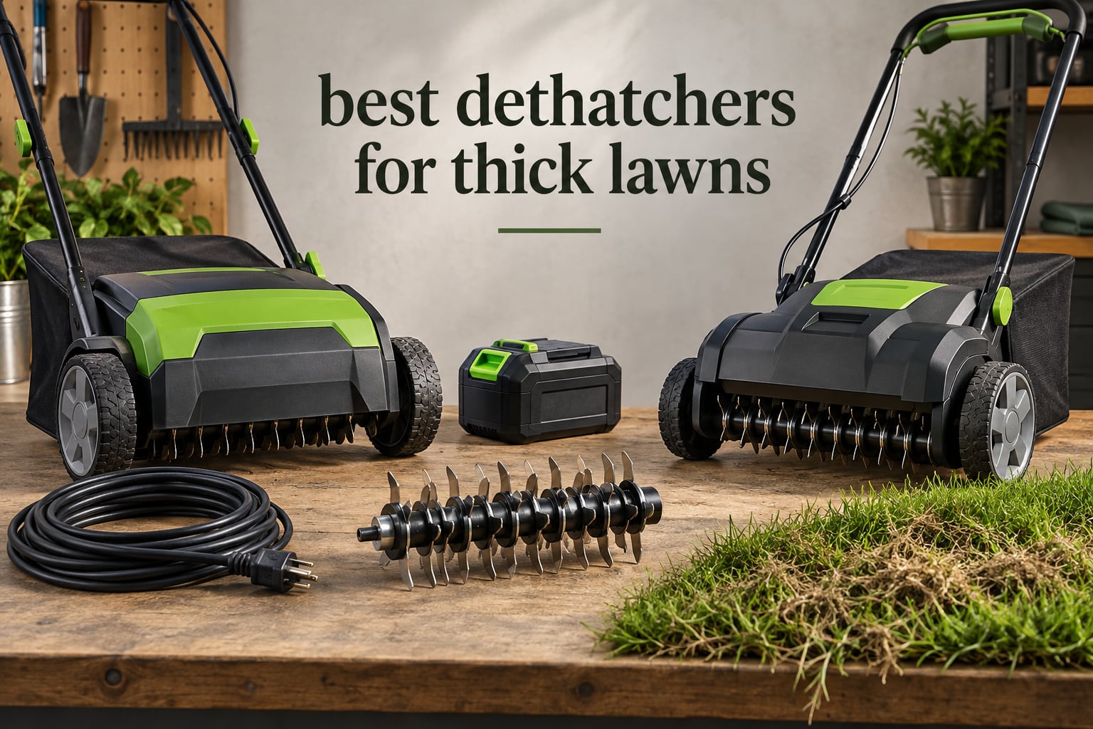 best dethatchers for thick lawns
