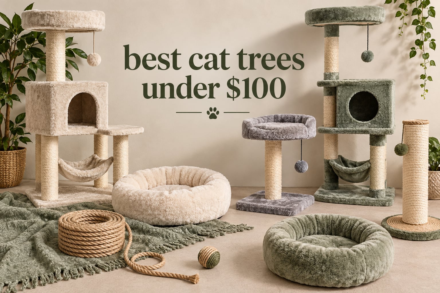 best cat trees under $100
