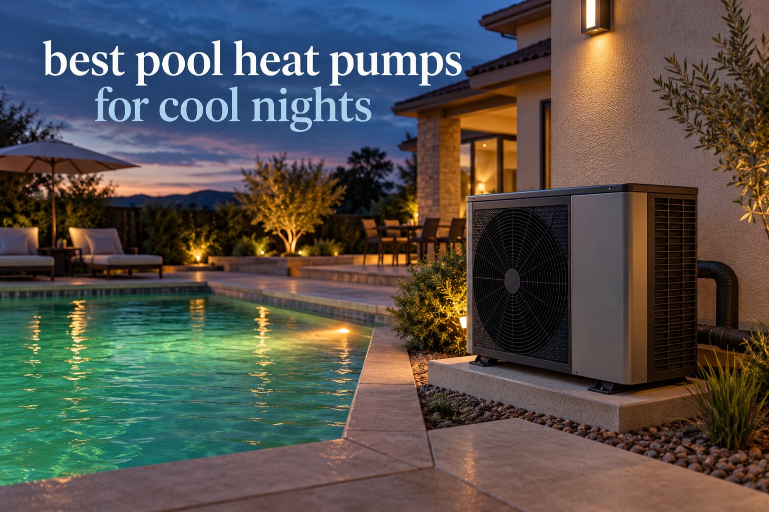 best pool heat pumps for cool nights