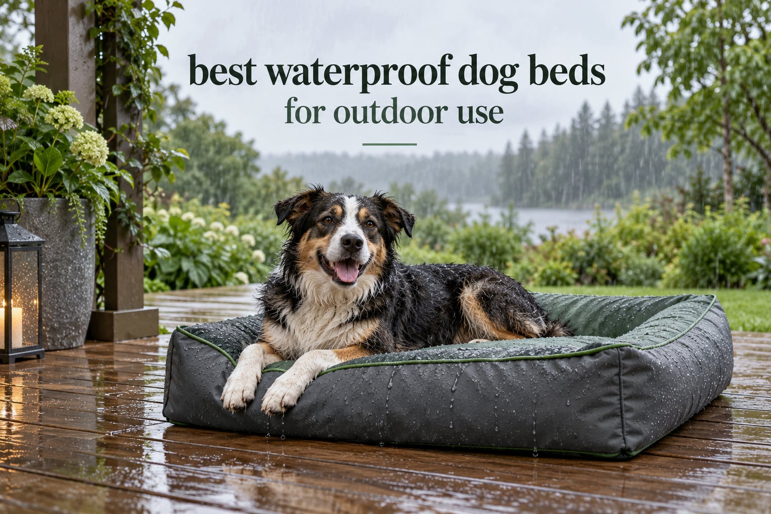 best waterproof dog beds for outdoor use