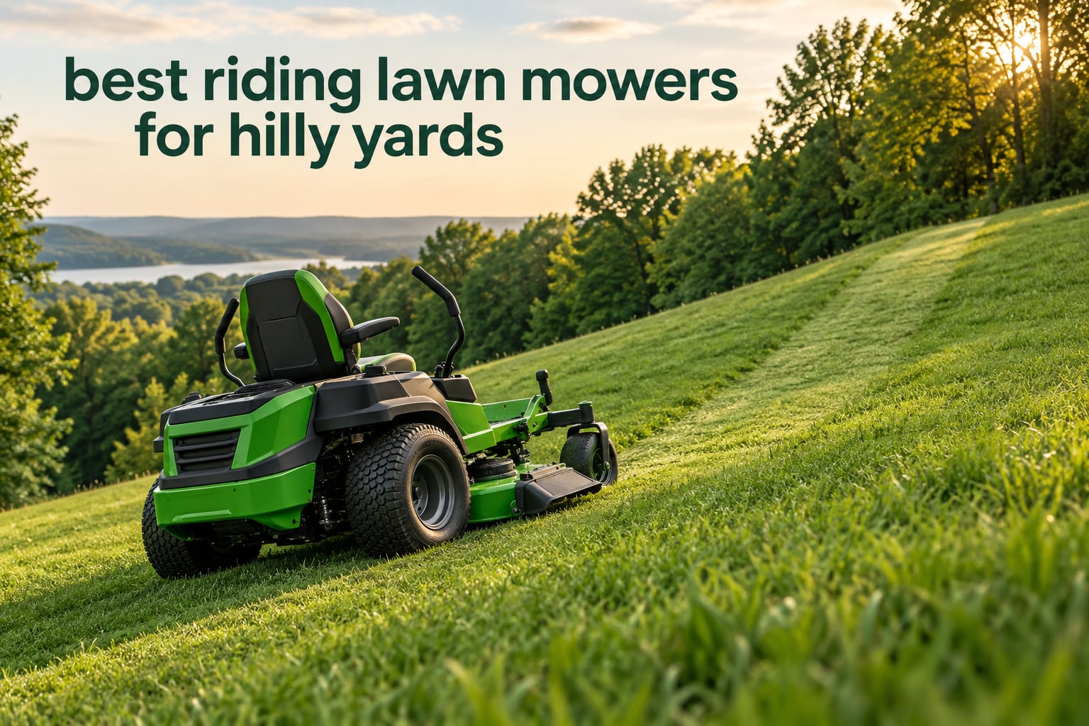 best riding lawn mowers for hilly yards