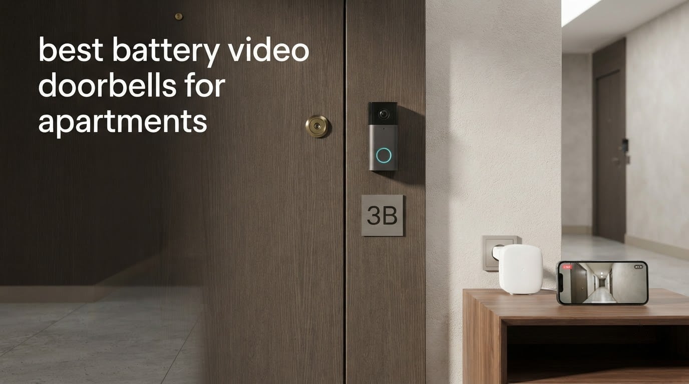 best battery video doorbells for apartments
