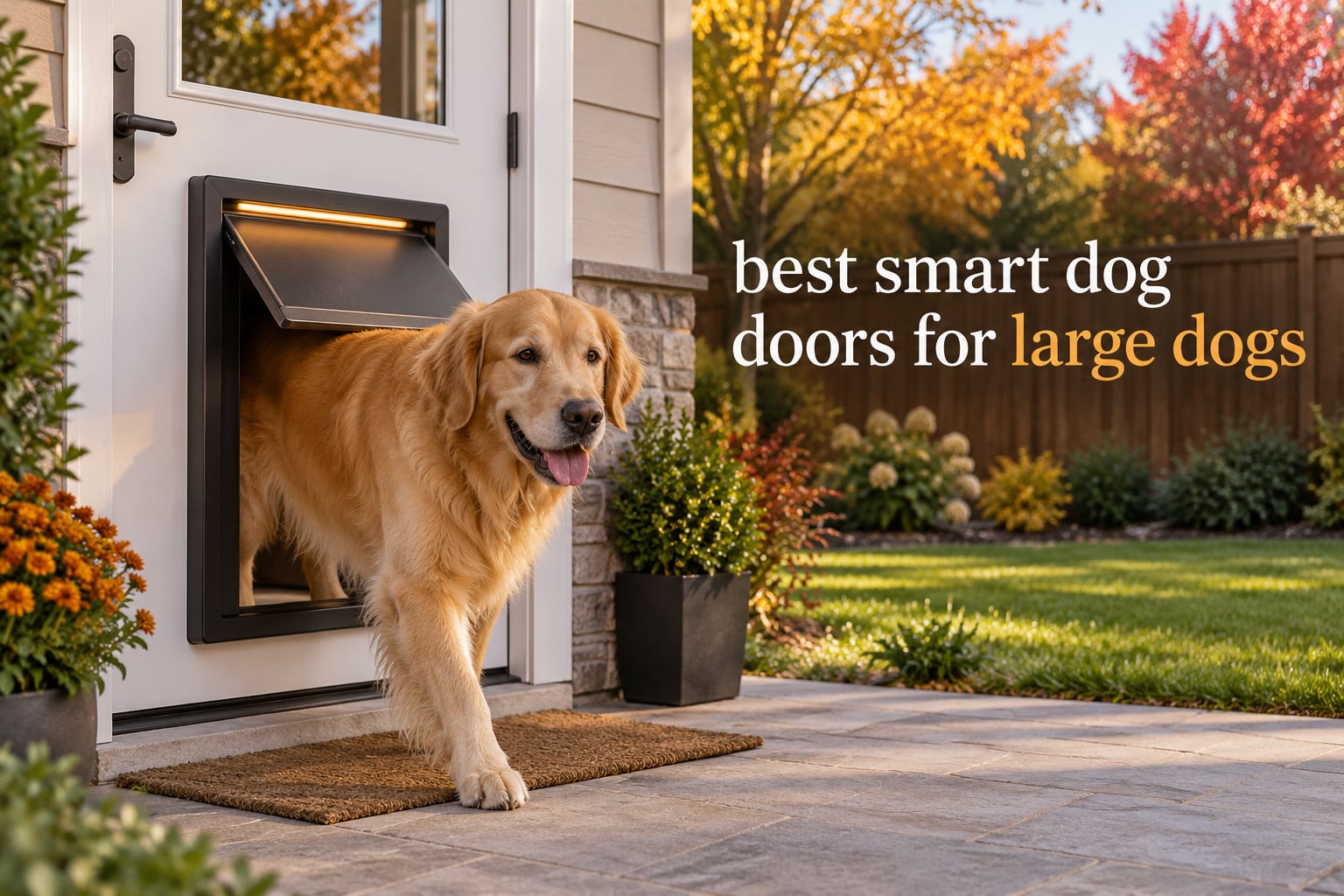 best smart dog doors for large dogs