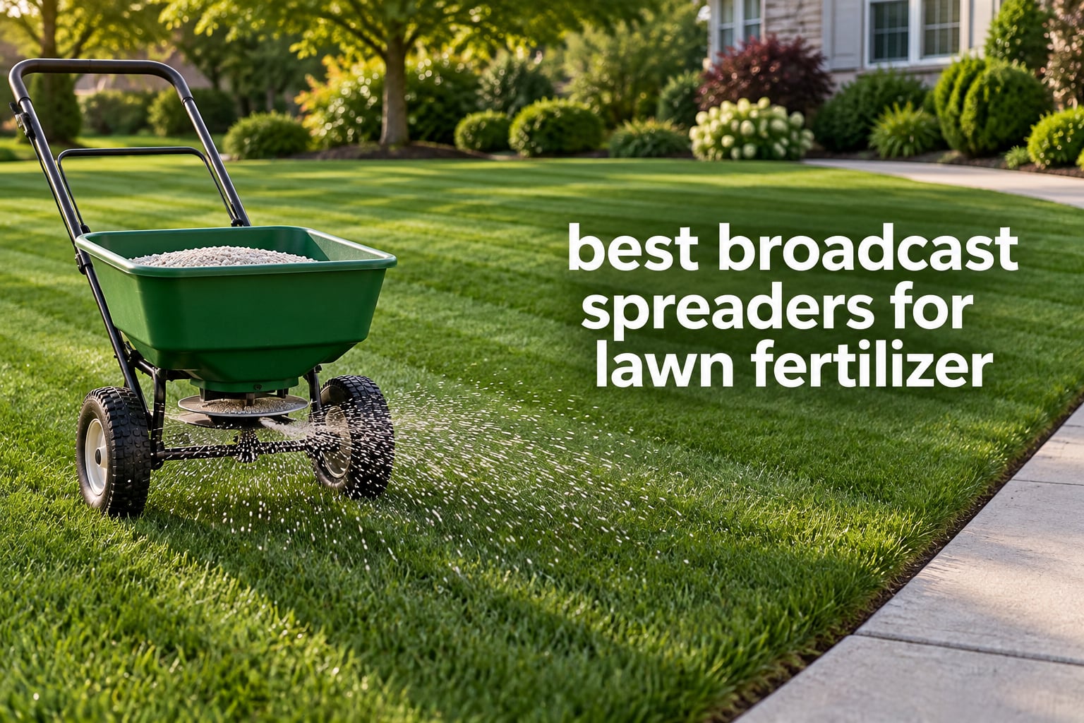 best broadcast spreaders for lawn fertilizer