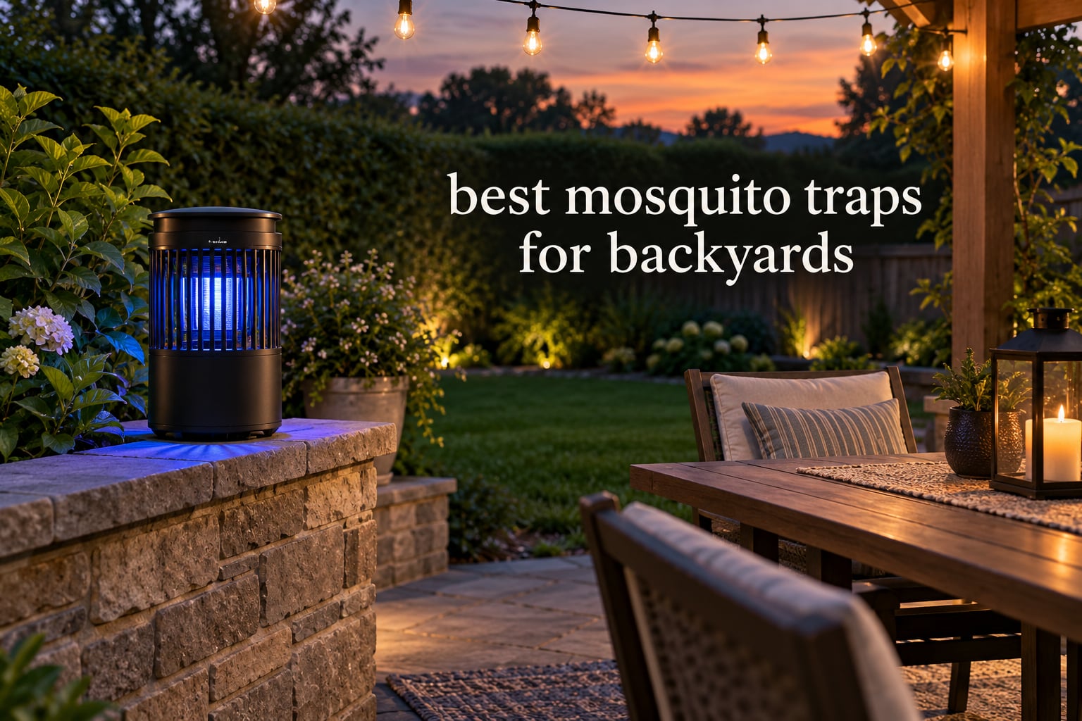 best mosquito traps for backyards
