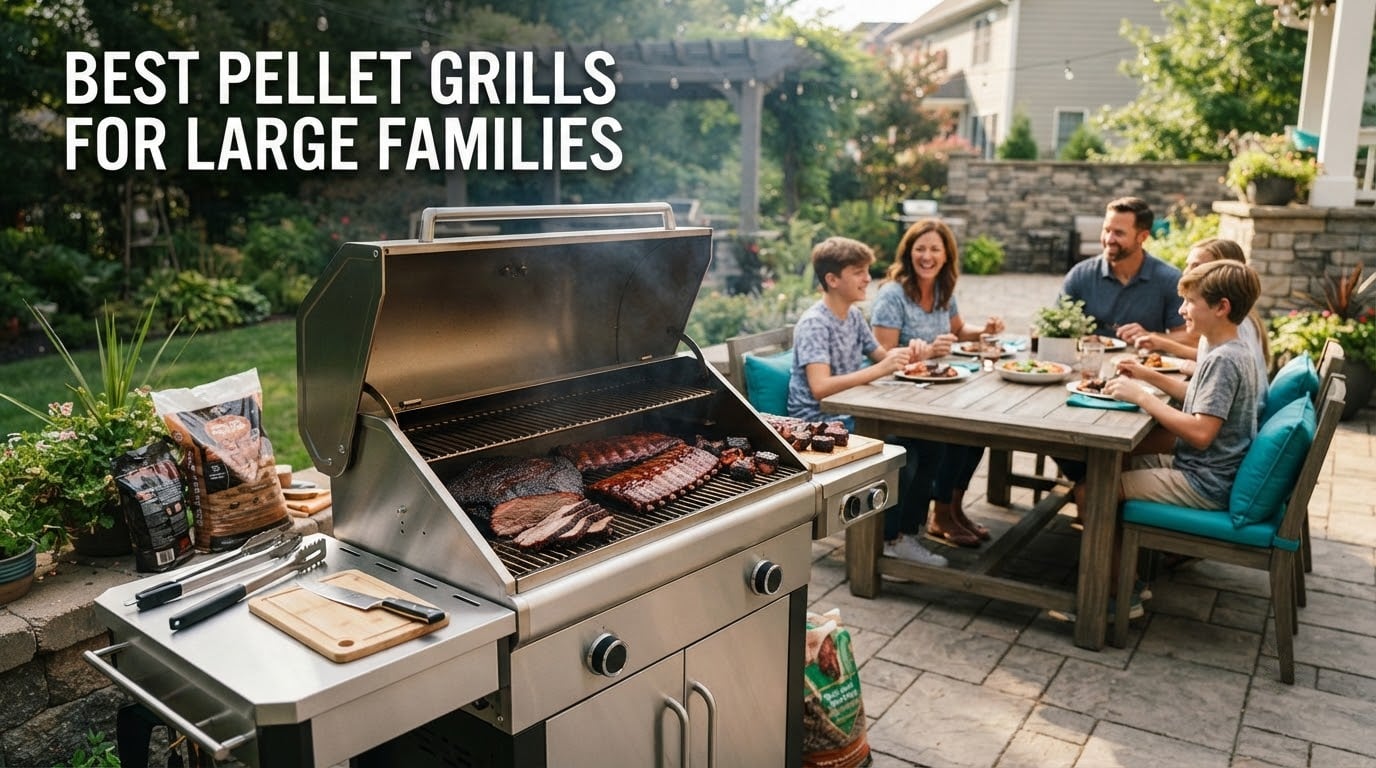 best pellet grills for large families