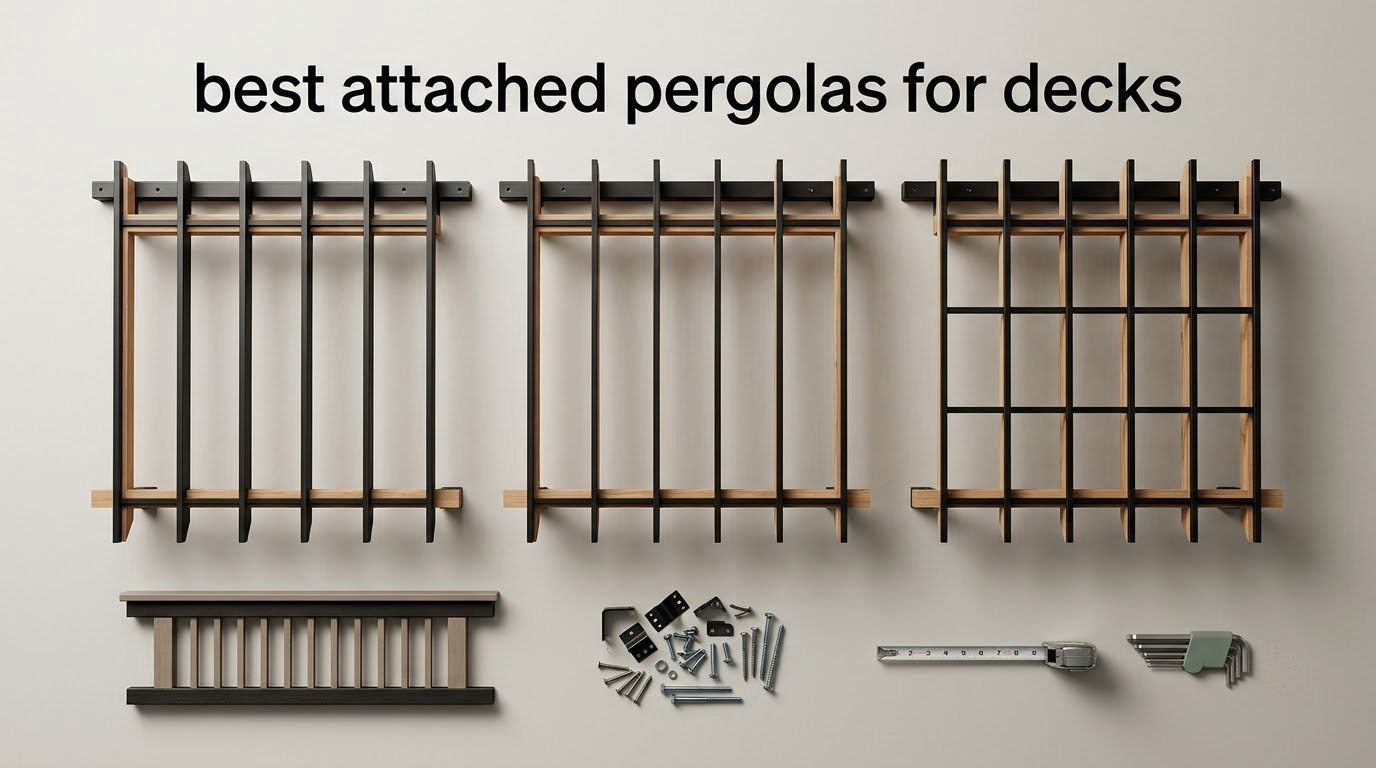 best attached pergolas for decks