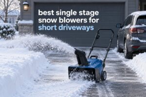 best single stage snow blowers for short driveways