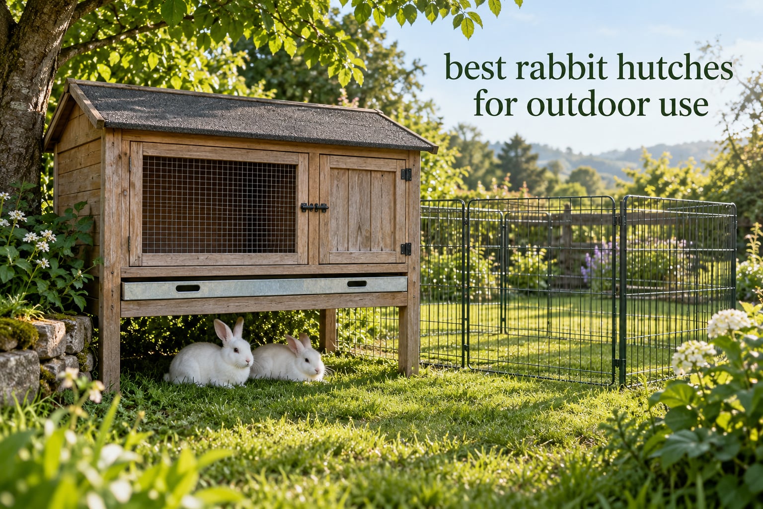 best rabbit hutches for outdoor use