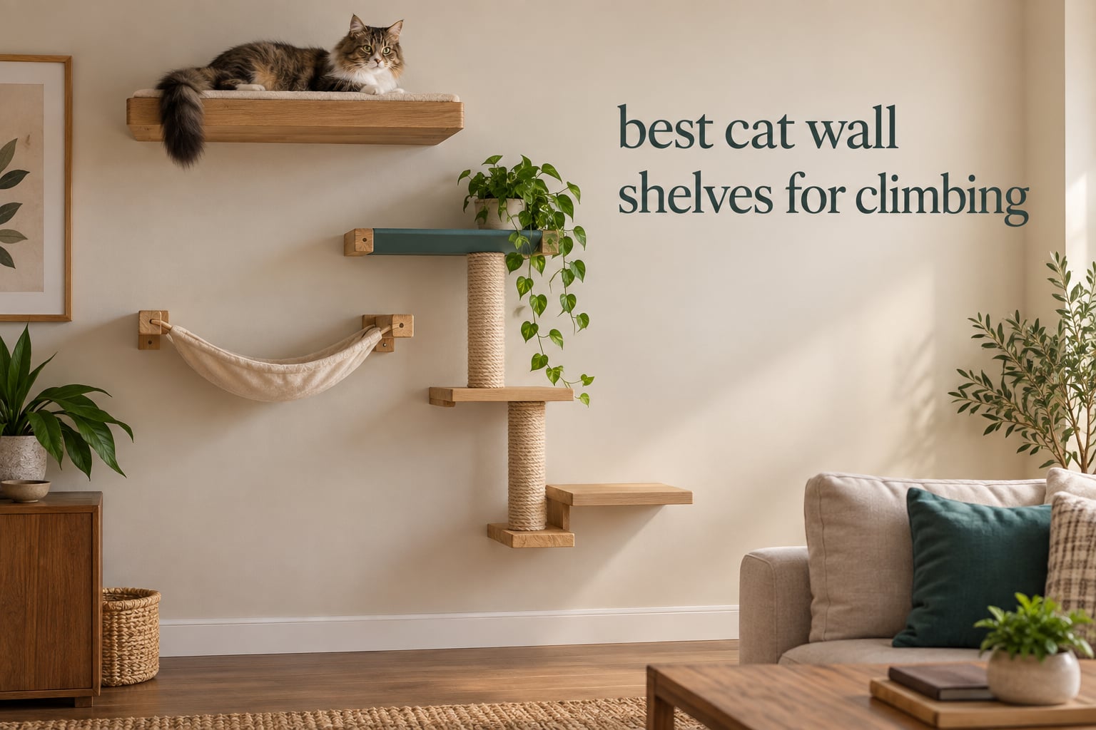 best cat wall shelves for climbing