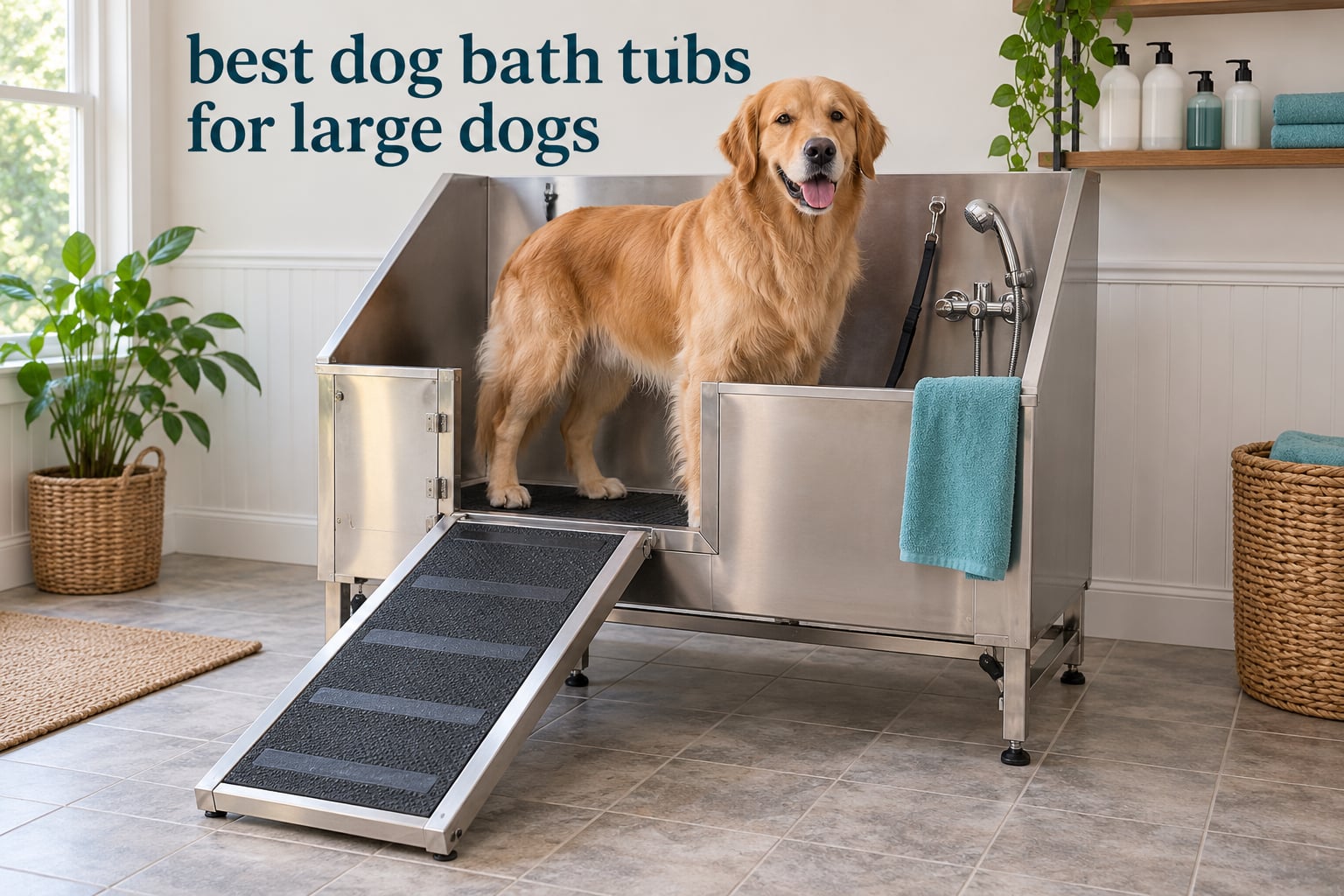 best dog bath tubs for large dogs
