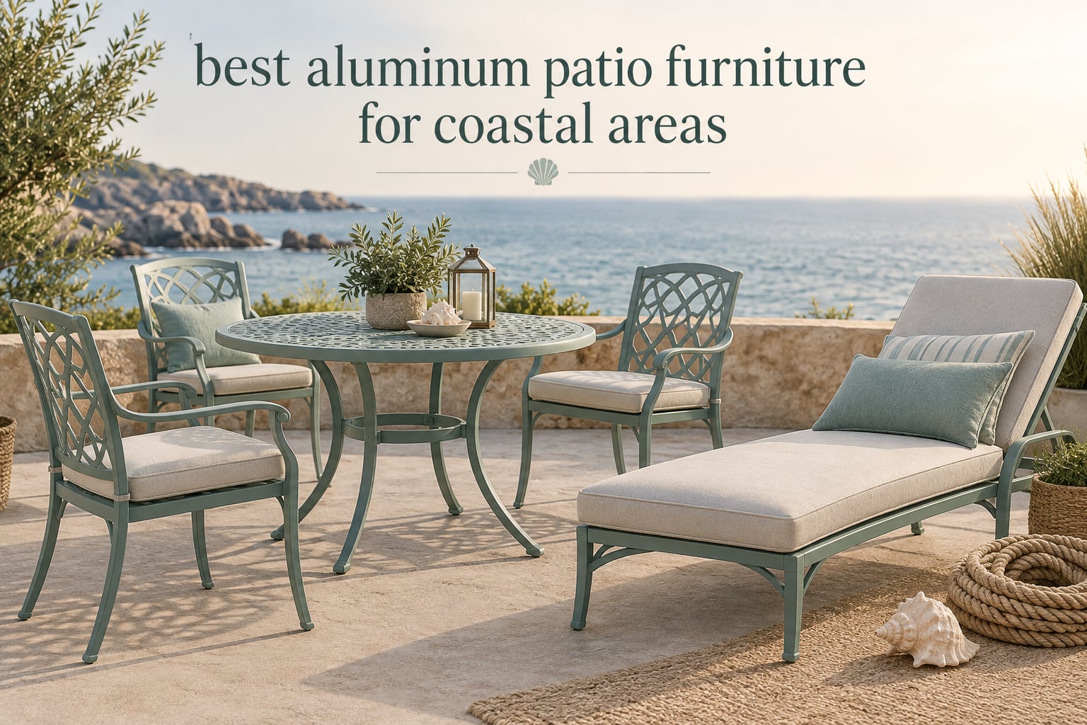 best aluminum patio furniture for coastal areas